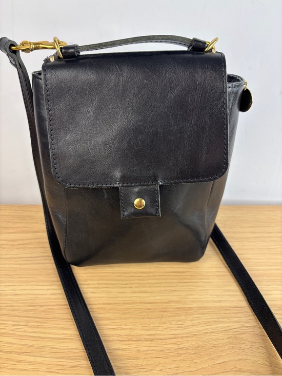 Clare V. Handbags - Clare V. Pocket Bag in Black Quality Leather